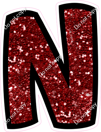 BB 12" Individuals - Crimson Sparkle N