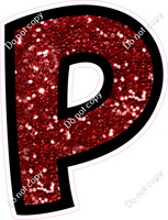 BB 12" Individuals - Crimson Sparkle P