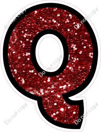BB 12" Individuals - Crimson Sparkle Q