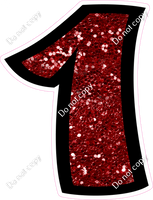 BB 12" Individuals - Crimson Sparkle 1