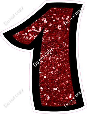 BB 12" Individuals - Crimson Sparkle 1