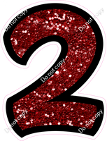 BB 12" Individuals - Crimson Sparkle 2