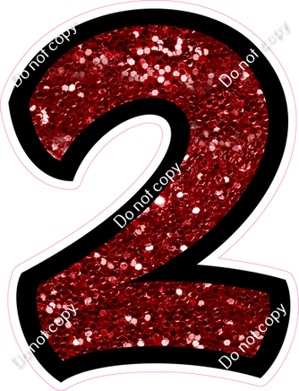 BB 12" Individuals - Crimson Sparkle 2