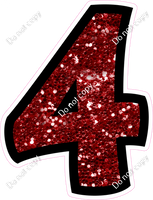 BB 12" Individuals - Crimson Sparkle 4