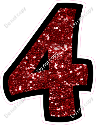 BB 12" Individuals - Crimson Sparkle 4