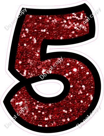 BB 12" Individuals - Crimson Sparkle 5