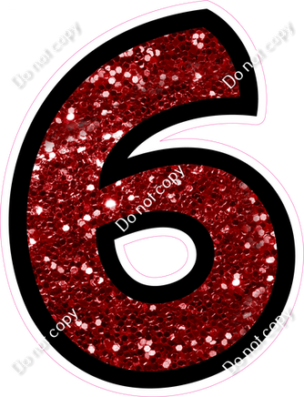 BB 12" Individuals - Crimson Sparkle 6