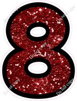 BB 12" Individuals - Crimson Sparkle 8