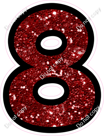 BB 12" Individuals - Crimson Sparkle 8