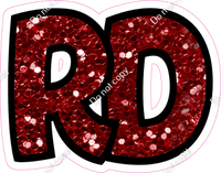 BB 12" Individuals - Crimson Sparkle RD