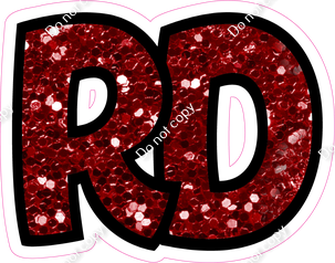 BB 12" Individuals - Crimson Sparkle RD