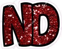 BB 12" Individuals - Crimson Sparkle ND