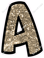 BB 12" Individuals - Khaki Sparkle A