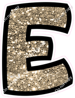 BB 12" Individuals - Khaki Sparkle E