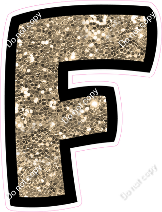 BB 12" Individuals - Khaki Sparkle F