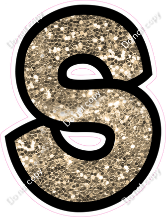 BB 12" Individuals - Khaki Sparkle S
