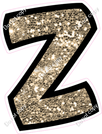 BB 12" Individuals - Khaki Sparkle Z