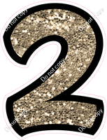 BB 12" Individuals - Khaki Sparkle 2