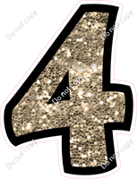 BB 12" Individuals - Khaki Sparkle 4