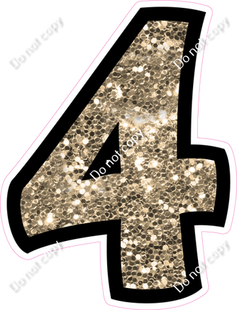 BB 12" Individuals - Khaki Sparkle 4