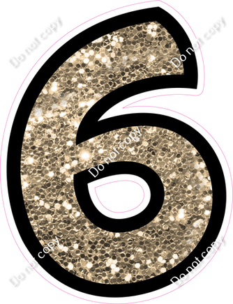BB 12" Individuals - Khaki Sparkle 6
