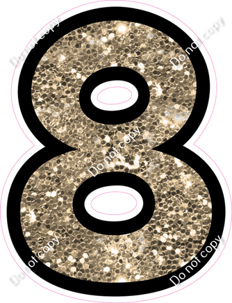 BB 12" Individuals - Khaki Sparkle 8