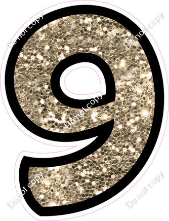 BB 12" Individuals - Khaki Sparkle 9