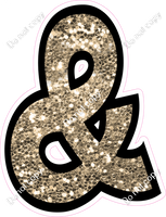 BB 12" Individuals - Khaki Sparkle &