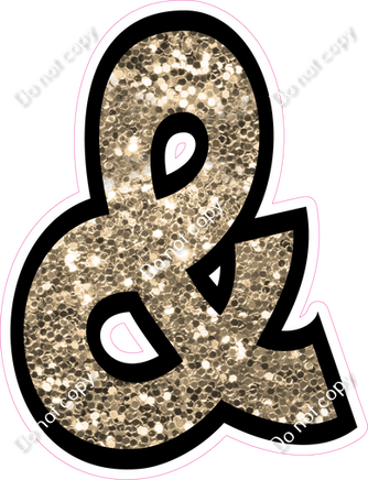 BB 12" Individuals - Khaki Sparkle &