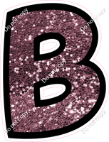 BB 12" Individuals - Mauve Sparkle B