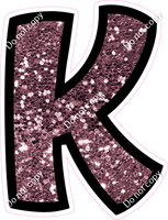 BB 12" Individuals - Mauve Sparkle K
