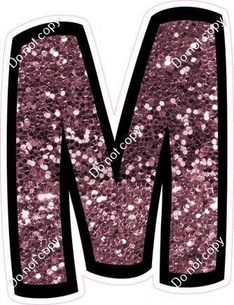 BB 12" Individuals - Mauve Sparkle M