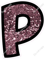 BB 12" Individuals - Mauve Sparkle P