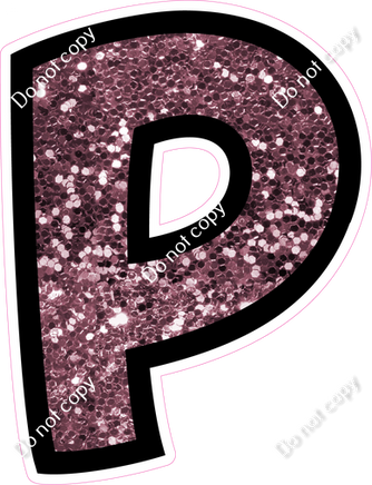 BB 12" Individuals - Mauve Sparkle P