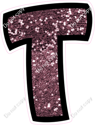 BB 12" Individuals - Mauve Sparkle T
