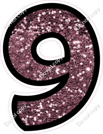 BB 12" Individuals - Mauve Sparkle 9