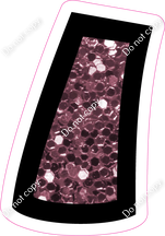 BB 12" Individuals - Mauve Sparkle Apostrophe