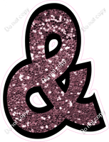 BB 12" Individuals - Mauve Sparkle &