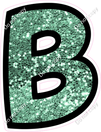 BB 12" Individuals - Sea Foam Sparkle B