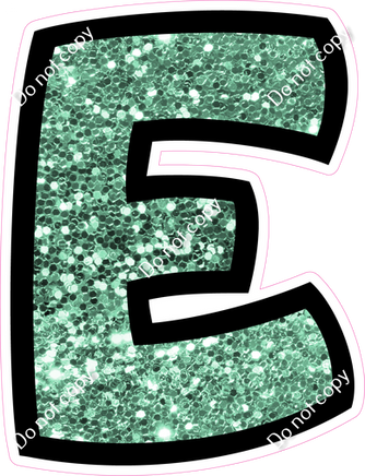 BB 12" Individuals - Sea Foam Sparkle E