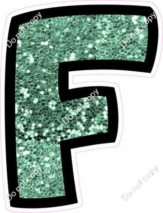 BB 12" Individuals - Sea Foam Sparkle F