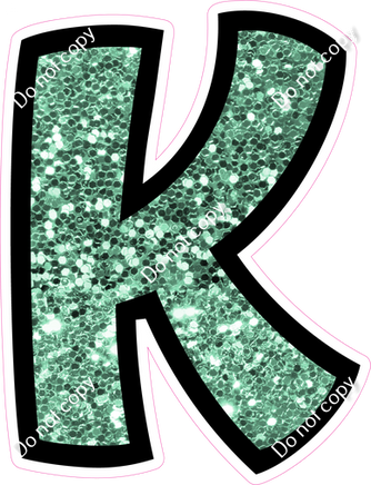 BB 12" Individuals - Sea Foam Sparkle K