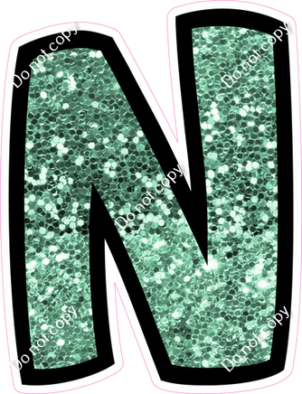 BB 12" Individuals - Sea Foam Sparkle N