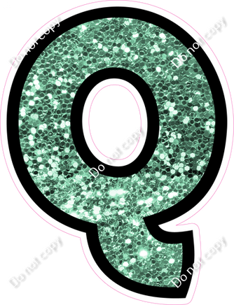 BB 12" Individuals - Sea Foam Sparkle Q