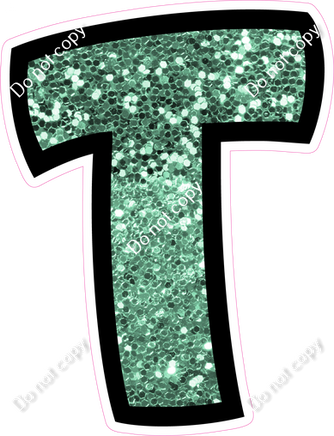 BB 12" Individuals - Sea Foam Sparkle T