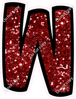 BB 18" Individuals - Crimson Sparkle W