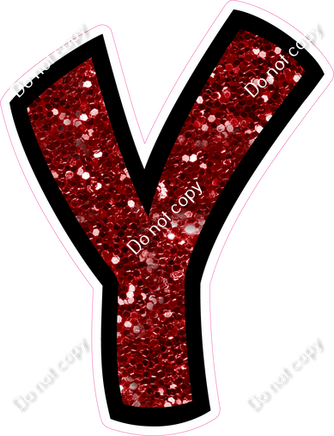 BB 18" Individuals - Crimson Sparkle Y