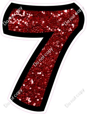 BB 18" Individuals - Crimson Sparkle 7