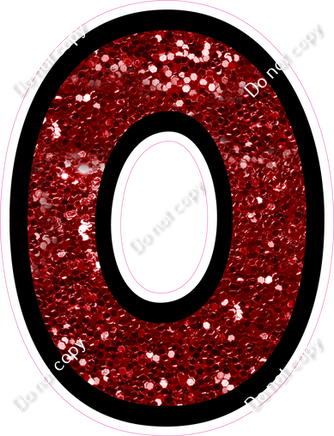 BB 18" Individuals - Crimson Sparkle
