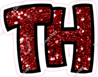 BB 18" Individuals - Crimson Sparkle TH